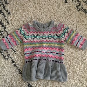 Baby Gap girls winter sweater dress